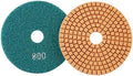 Diamond Polishing Pad, 4 inch 100 mm 800 Grit Sanding Discs for Grinder & Polisher, Hook and Loop Backing Pad for Grinding Buffing Granite Marble Concrete Stone (1 Piece)