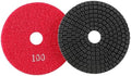 Diamond Polishing Pad, 4 inch 100 mm 100 Grit Sanding Discs for Grinder & Polisher, Hook and Loop Backing Pad for Grinding Buffing Granite Marble Concrete Stone (1 Piece)