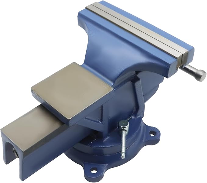 Nakkaa 6-Inch Vise Lightweight Ball Ink Table Work Bench Vice 6 with Rotating Base 6.25KG/13.77IB