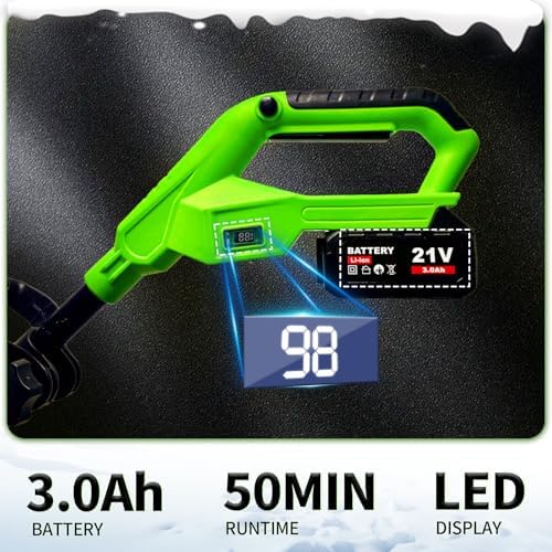 21V Cordless Snow Shovel, Snow Blower Battery Powered for Driveway