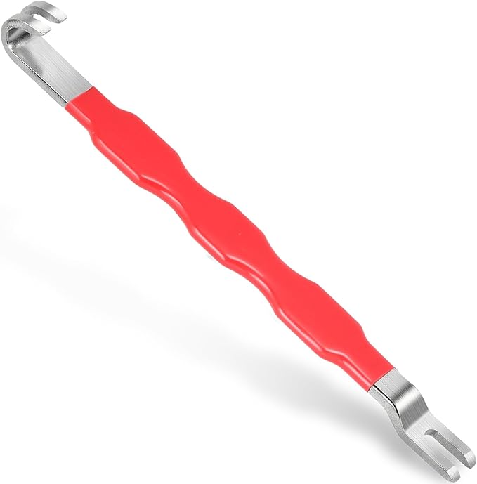 Automotive Electrical Terminal Connector Separator Removal Tool, Electrical Connector Removal Tool with Non-Slip Grip and 2-in-1 Dual End Design, Universal for Most Cars, Trucks, SUVs, Red
