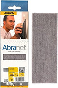 Mirka Abranet Net Sheets Sandpaper 2.75 x 8 inch Grit 80 10 pcs