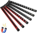 Reniteco Magnetic Socket Organizer Set, 6-Piece 1/4” 3/8” 1/2” Socket Rails | 80-Clip: 1/4" Rail-28 Clips, 3/8" Rail-24 Clips, 1/2" Rail-28 Clips, Heavy-Duty Aluminum Alloy Rails, Drawer or Wall Mount