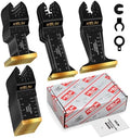 KELIN 28pcs Titanium Oscillating Tool Blades, Universal Multitool Blades