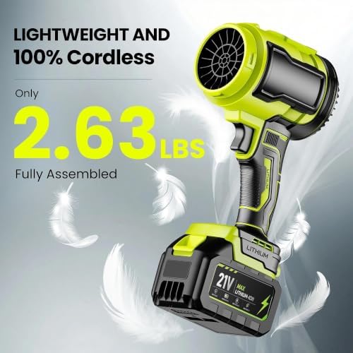 Cordless Leaf Blower, Lightweight Handheld Blowers for Lawn Care