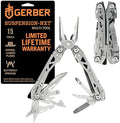 Gerber Gear Suspension-NXT 15-in-1 EDC Multi tool with Pocket Knife, Needle Nose Pliers and Wire Stripper Tools, Gifts for Men, Survival and Camping Gear, Stainless Steel (Pack of 12)