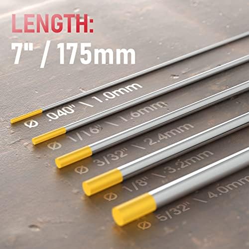 YESWELDER TIG Welding Tungsten Electrode 1.5% Lanthanated