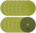 SHDIATOOL 4-Inch Diamond Polishing Pads 12PCS for Concrete 400 Grit