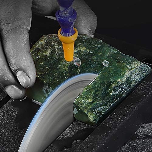 Portable Table Saw 1800W Jade Carving Machine 110V Multifunction Gem Faceting Polishing Machine Small Grinding And Cutting Machine, Stepless Speed Regulation Bench Grinder Polisher
