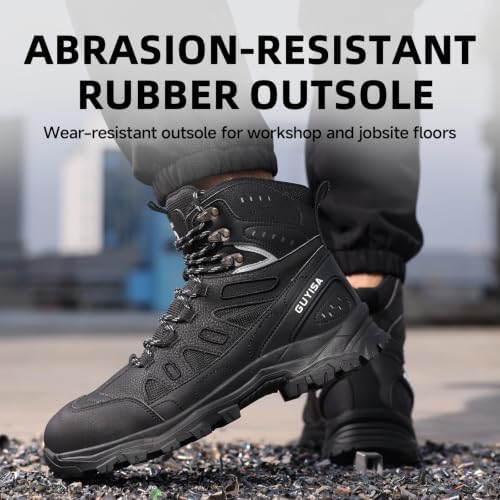 Steel Toe Boots for Men Work Indestructible Safety Boots