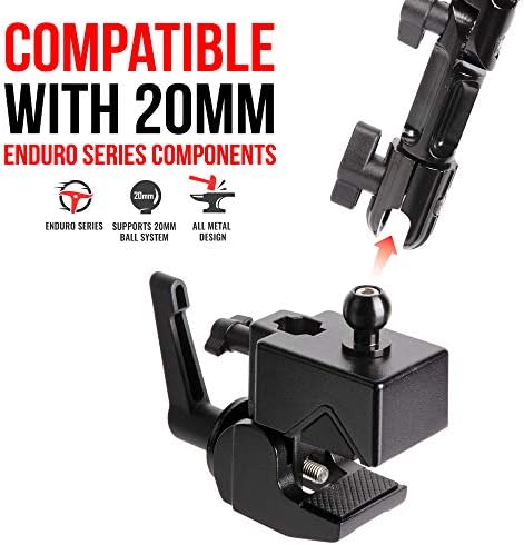20mm Ball Clamp for Bars Up to 2" | Tackform 20 Series