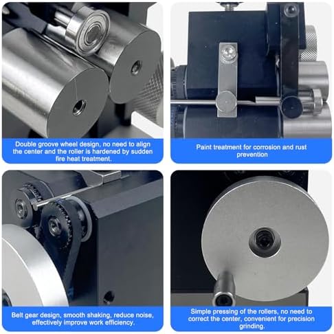 Mini Punch Grinding Machine Cylinder Mini Punch Grinder Precision Needle Grinding Machine for Milling Drilling Machine Clamping Accuracy 0.02mm(Low-accuracy model)