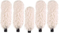 Blesk - 5 Wine Glass Polisher Brushes - Microfiber Brushes for Wine Glass Polisher Machine, Cream