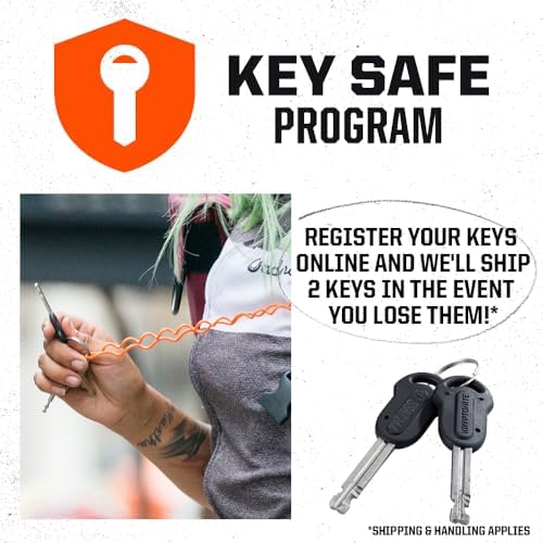 Kryptonite Evolution Lite Mini-6 Bike U-Lock, Lightweight Bicycle U Lock