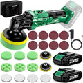 KIMO 20V Cordless Polisher, 25PCS Car Buffers & Polishers Kit for Detailing
