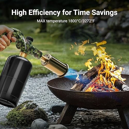 ThermoMaven Propane Torch Gun, Adjustable Cooking Torch, Camouflage Green