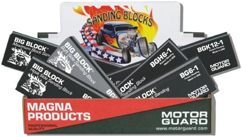 Motor Guard AP-4 Big-Block Sanding Block Assortment of 6 Blocks