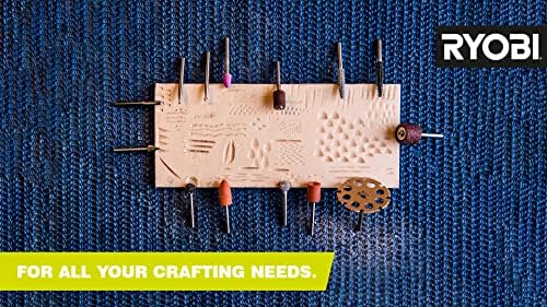 RYOBI - Set of 120 Mini-Tool Accessories - RAR800K-120 - Engraving, Polishing, Sanding, Precision, Dremel Compatible