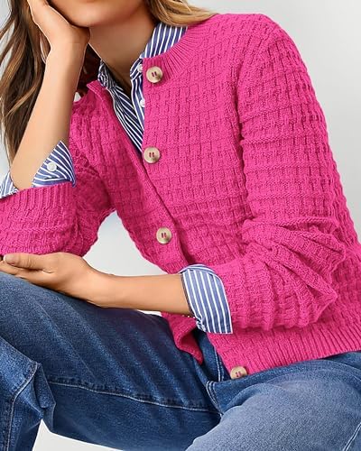 PRETTYGARDEN Women's Fall Lightweight Cardigan Sweaters
