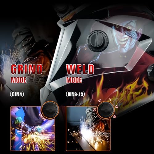 TRQWH Welding Hood Auto Darkening Welding Helmet with Light True Color