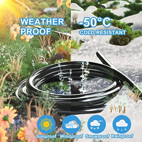 HUANCHAIN Black Extension Cord 150 FT, 16 Gauge, Outdoor Electric Cable