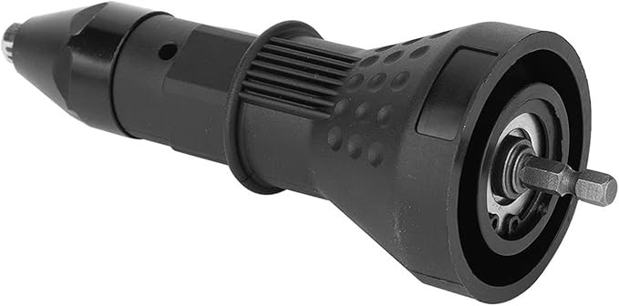 Hilitand Riveting Gun Adapter Electric Rivet Nut Gun Adapter Riveter Gun Adaptor Riveting Insert Nut Power Drill Tool Kit(Black)