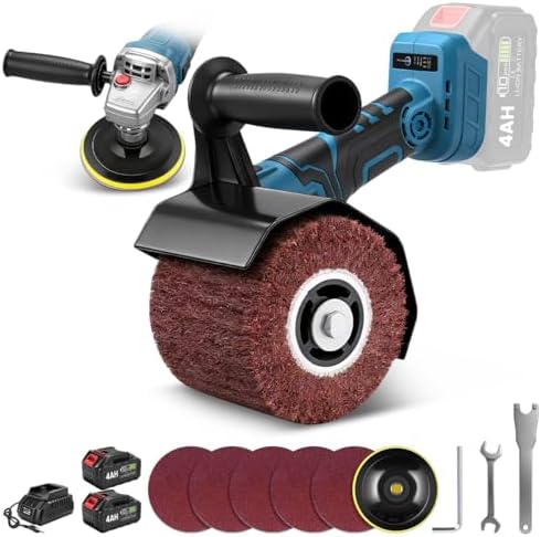 3IN1 Cordless Burnishing Polishing Machine, Buffer Polisher & Angle Grinder