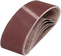 HARFINGTON 3 x 21 Inch Sanding Belts, 5 Pcs 80 Grits Aluminum Oxide