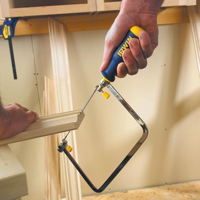 IRWIN Tools ProTouch Coping Saw (2014400), Blue & Yellow