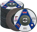 Sali 10 Pack Flap Disc 60 Grit 7" x 7/8-Inch Sanding Disc Bevel Type #29 Premium and Industrial Grade Angle Grinder Grinding Wheel High Performance Edge Grinding