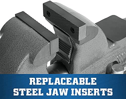 Wilton Pipe & Bench Vise, 4-1/2" Jaw Width, 6" Max Jaw Opening, 4-3/4" Throat (Model C-1)