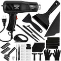 47PCS Vinyl Wrap Tool Window Tinting Kit with Heat Gun,Car Wrapping Kit for Window Tint Include Sponge Roller,Magnet Holder,Tint Squeegee,Film Cutter,Vinyl Tucking Tool for Car Film Installation