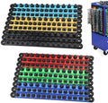Socket Organizer Set - Socket Rail & Socket Holder with Ratchet Organizer - 240 Clips Total (84 for 1/4", 84 for 3/8", 72 for 1/2") - Socket Organizer for Tool Box Drawer.