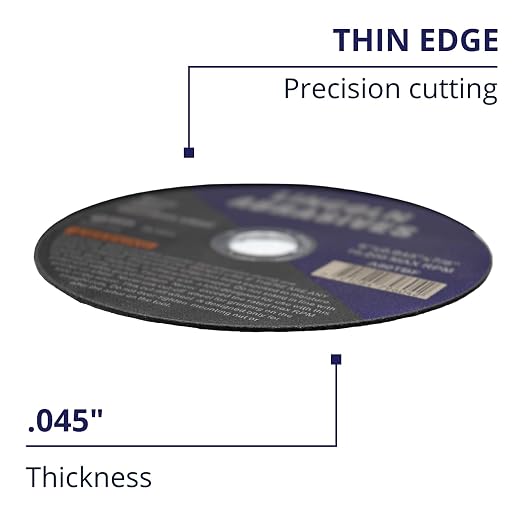 400 Pack 6" Cut-Off Wheels Lincoln Abrasives .045" Metal & Stainless Steel