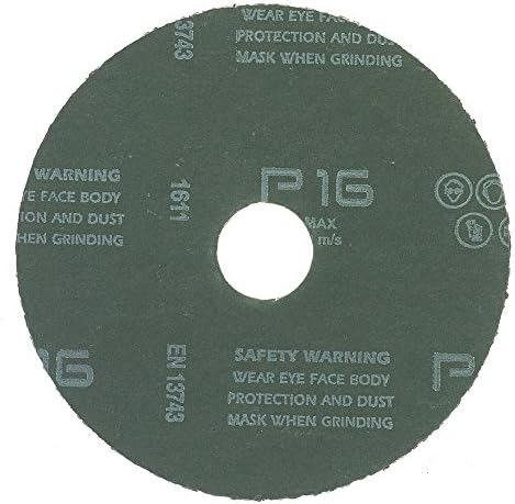 Mercer Industries 301016-4-1/2" x 7/8" Aluminum Oxide Resin Fiber Discs, 16 Grit (25 pack)