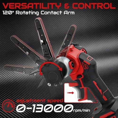 Cordless Belt Sander Compatible with Milwaukee M18 Battery (Tool Only)