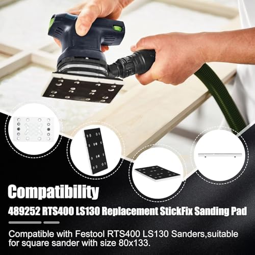 3-Pack 489252 RTS 400 Replacement StickFix Sanding Pad