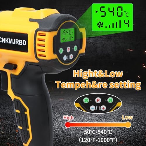 Cordless Heat Gun Compatible with DeWalt 20V Battery(Battery Not Included)