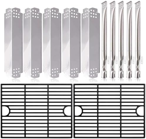 Grill Replacement Parts for Nexgrill 5 Burner 720-0888N, 720-0888, 4 Burner 720-0830H, 720-0783E. Cooking Grates, Grill Burner Tubes, Heat Plates and Igniters Accessories for Home Depot Nexgrill Parts