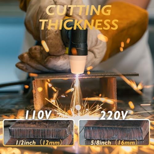 TOOLIOM 50A Large LCD Display Plasma Cutter 110/220V