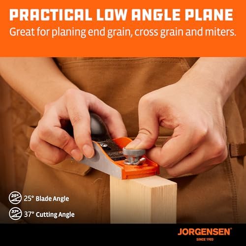 JORGENSEN NO.60-1/2 6-1/4" Wood Planer, Hand Planer for Woodworking