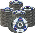 Sali 48 Pack Flap Disc 40 Grit 4.5" x 7/8-Inch Sanding Disc Bevel Type #29 Premium and Industrial Grade Angle Grinder Grinding Wheel High Performance Edge Grinding