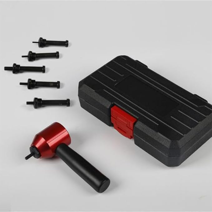 26Pcs Rivet Nut Drill Adapter M3 M4 M5 M6 M8 Metric Mandrel Rivet Nut Thread Insert Aluminum Drill Attachment Tool Set