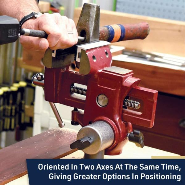 Kings County Tools Ultimate Versatile Work Bench Vise with 2 Rotation Axes