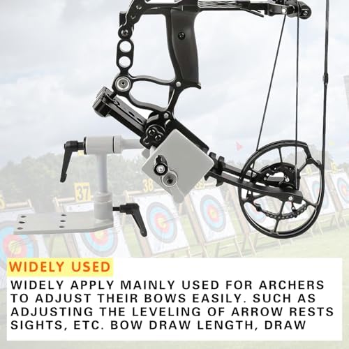 Bow Vise for Compound Bows - Bow Vice 360° Universal Adjustment Cross Bow Making Tool Compound Bow Press Recurve Bow Level Kit Archery Building Accessories for Arrow Rest