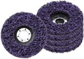 5Pcs 4.5"x7/8"(Arbor) Paint Stripper Disc for Angle Grinder Purple