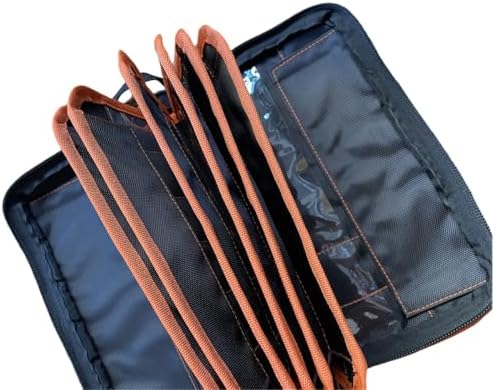 Lishi Tool Storage Bag, 2 in 1 Hand Carry Bag Case for Lishi Hand Tool Car Auto Repair Tool Kits(76 small grids)