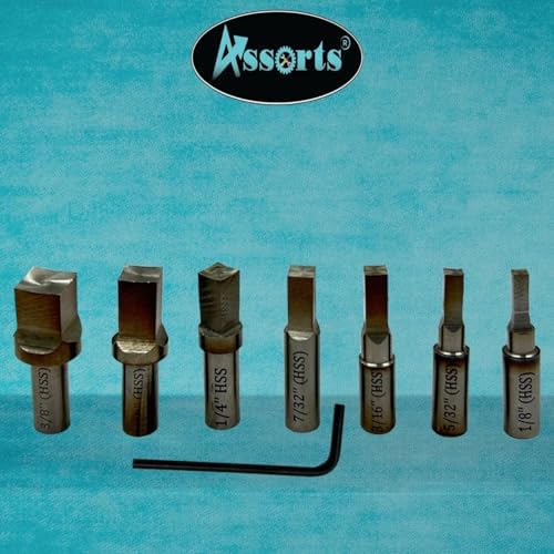MT2 Rotary Broach Tool Holder with Square Broach Set (Imperial) – Manual Offset Design, Tailstock Angle Required, Complete Kit