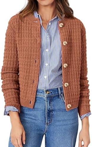 PRETTYGARDEN Women's Fall Lightweight Cardigan Sweaters
