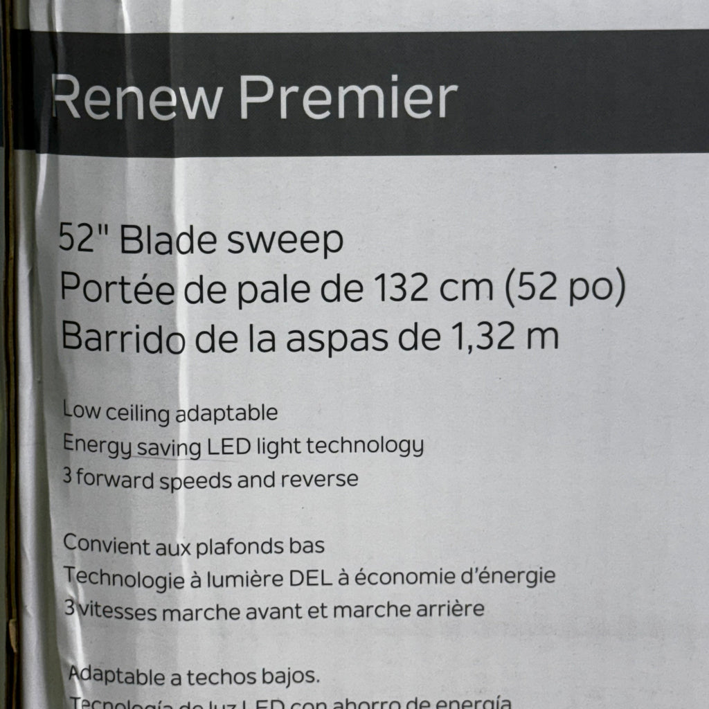 KICHLER Renew Premier Fan Sz 52", Oil Brushed Bronze 330162OBB